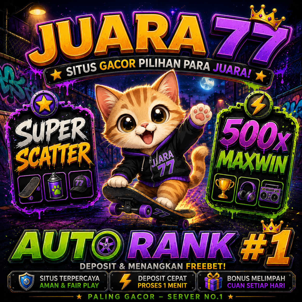 JUARA77 Mythic Banner